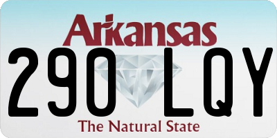 AR license plate 290LQY