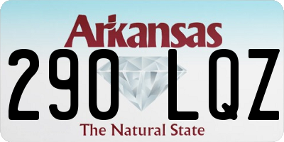 AR license plate 290LQZ