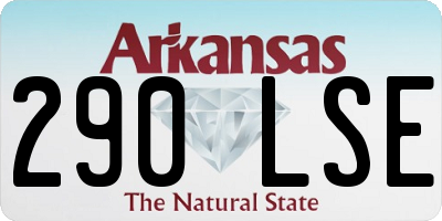 AR license plate 290LSE