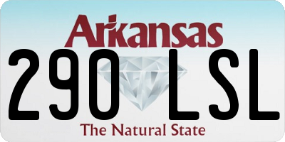 AR license plate 290LSL