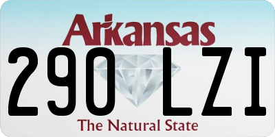 AR license plate 290LZI