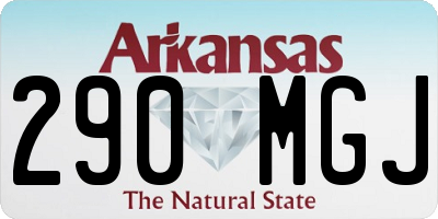 AR license plate 290MGJ