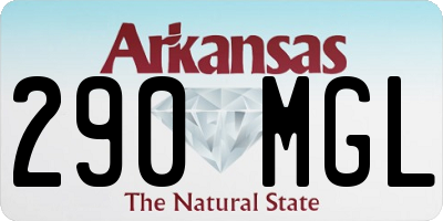AR license plate 290MGL