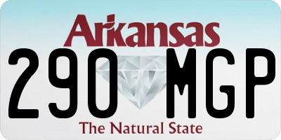 AR license plate 290MGP