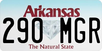 AR license plate 290MGR
