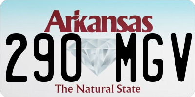 AR license plate 290MGV