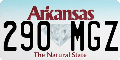 AR license plate 290MGZ