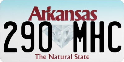 AR license plate 290MHC