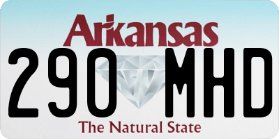 AR license plate 290MHD
