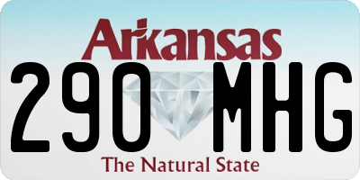 AR license plate 290MHG