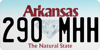 AR license plate 290MHH