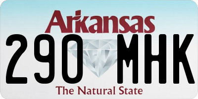 AR license plate 290MHK