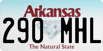 AR license plate 290MHL