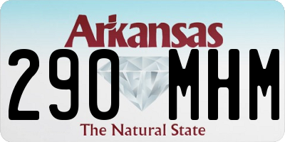 AR license plate 290MHM