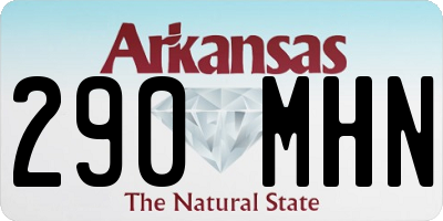 AR license plate 290MHN