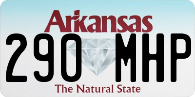 AR license plate 290MHP