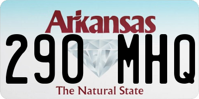 AR license plate 290MHQ