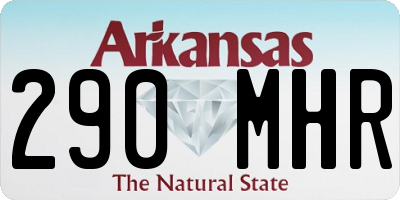 AR license plate 290MHR