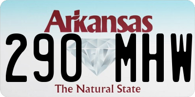AR license plate 290MHW