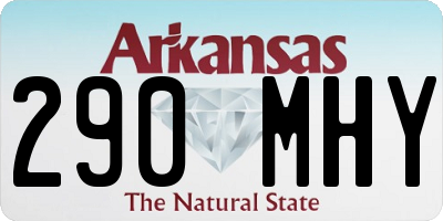 AR license plate 290MHY