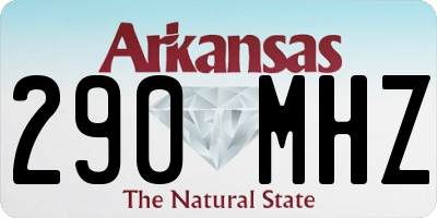 AR license plate 290MHZ