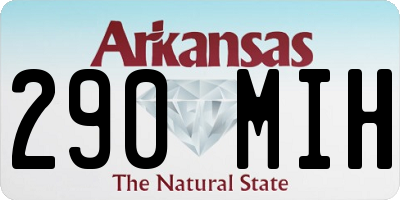 AR license plate 290MIH