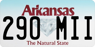 AR license plate 290MII