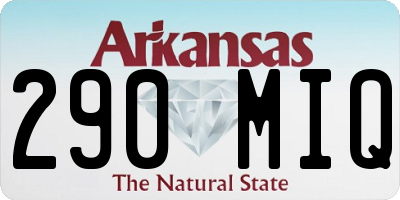 AR license plate 290MIQ
