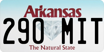 AR license plate 290MIT