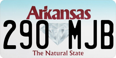 AR license plate 290MJB