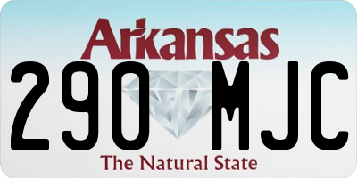 AR license plate 290MJC