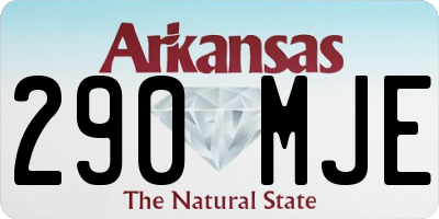 AR license plate 290MJE