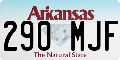 AR license plate 290MJF