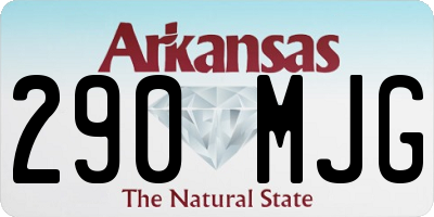 AR license plate 290MJG