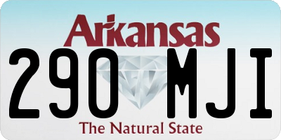 AR license plate 290MJI