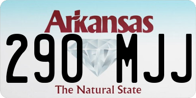 AR license plate 290MJJ