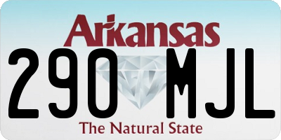 AR license plate 290MJL