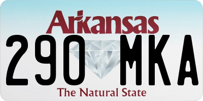 AR license plate 290MKA