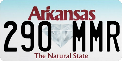 AR license plate 290MMR