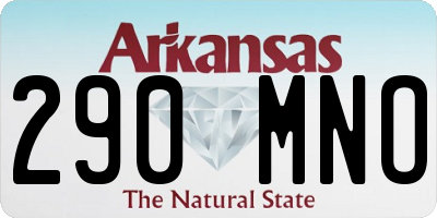 AR license plate 290MNO