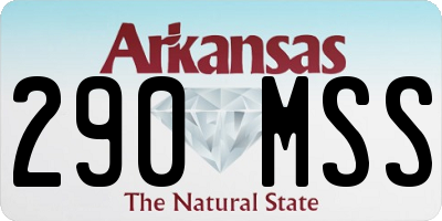 AR license plate 290MSS