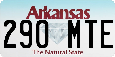 AR license plate 290MTE