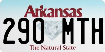 AR license plate 290MTH