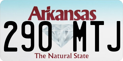 AR license plate 290MTJ