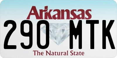 AR license plate 290MTK