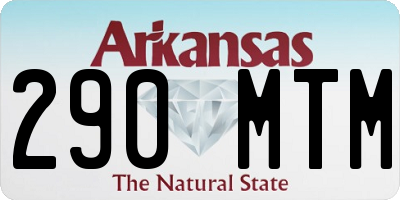 AR license plate 290MTM