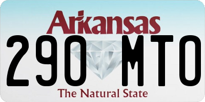AR license plate 290MTO