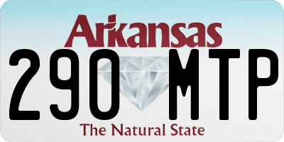 AR license plate 290MTP