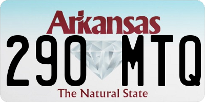 AR license plate 290MTQ