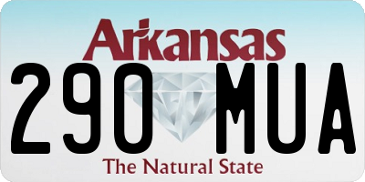 AR license plate 290MUA